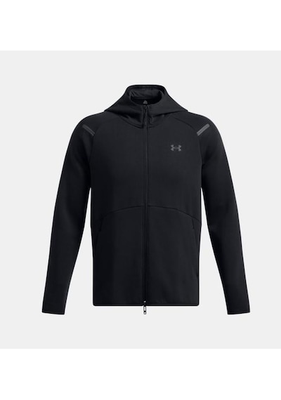 Under Armour Unstoppable Fleece Tam Fermuarlı Hd Eu Erkek Sweatshirt Siyah