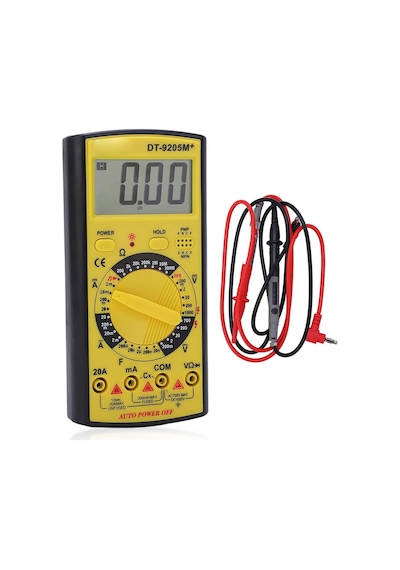 Dt-9205m+ Dijital Ölçü Aleti Multimetre Akım Voltaj Ohm Ölçer