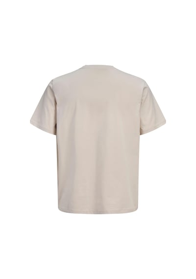 Jack & Jones Jjfrank Erkek Tişört Bisiklet Yaka Kısa Kollu Bej