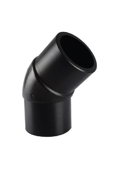 Mey İthalat Tega Hdpe Spigot Açık Dirsek 125 Mm 45 Derece