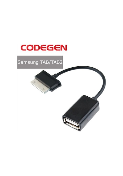 Codegen Samsung Uyumlu Galaxy Tab Usb Otg Kablo Siyah Cdsg-01