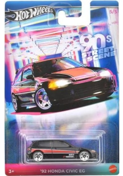 Hot Wheels 90's Street Scene '92 Honda Civic Eg Jcb56 Çok Renkli