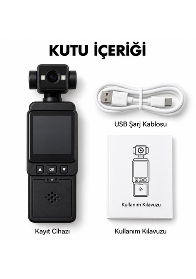 1080p Hd Video Aksiyon Kamerası Wifi İle Telefon Bağlantısı Hareket Sırasında Titreşim Önleme 2.0 İnç Ekran Dolgu Işığı