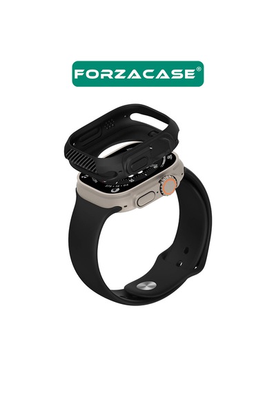Forzacase Apple Uyumlu Watch  Ultra / Ultra 2 49mm İle   Önü Açık Armor Silikon Tpu Kasa Koruyucu Kılıf - Fc1176