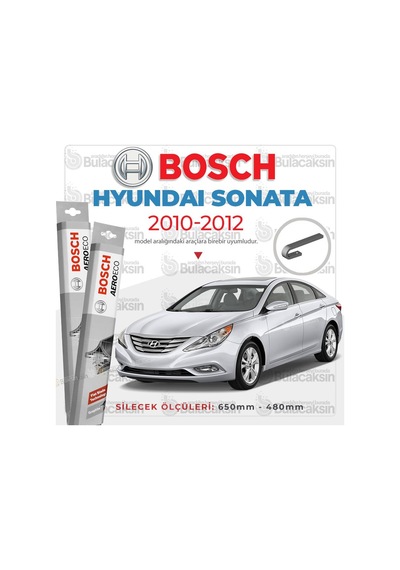 Hyundai Sonata Muz Silecek Takımı 2010-2012 Bosch Aeroeco N11.4518