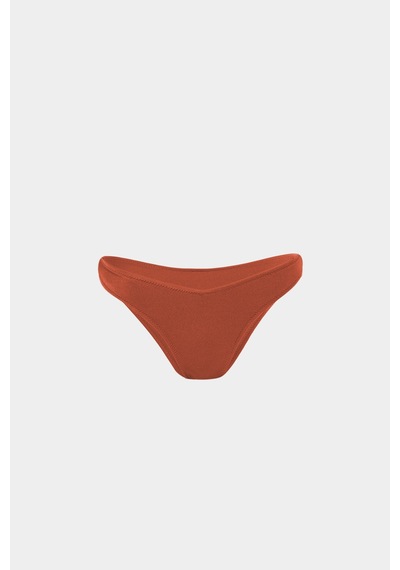Açelyaokcu Premium Luna Slim Fit Kadın Bikini Altı Kiremit