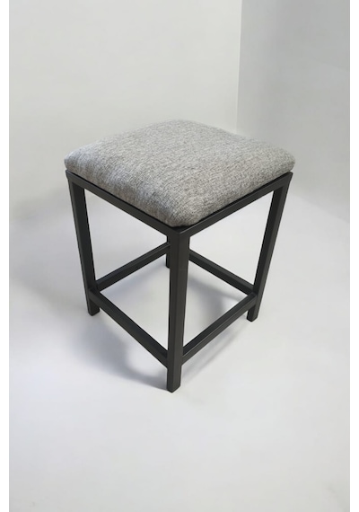 Pimango Tekli Puf Gri 35x35 Cm