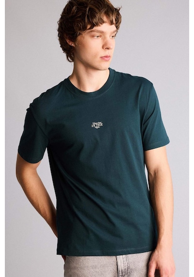 Defacto Mini Baskılı Yeşil Erkek T-shirt G3213ax/gn1079 Yeşil