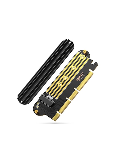 M.2 NVMe (M-Key) to PCI-E 4.0 X16 Soğutuculu Genişletme Kartı