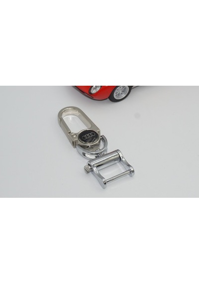 Audi Uyumlu Logo Krom Metal Stil Anahtarlık New Style (324200677)
