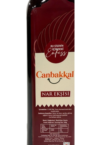 Canbakkal Doğal Hakiki Nar Ekşisi 1 KG