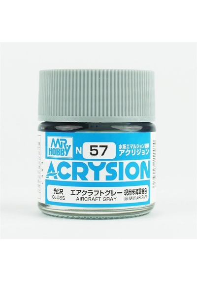 Mr.hobby N-057, 10 Ml. Aircraft Gray Acrysion Maket Boyası Standart
