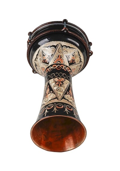 Agean Copper Fiske Darbuka With Hand Engraving No: 3 Darbuka