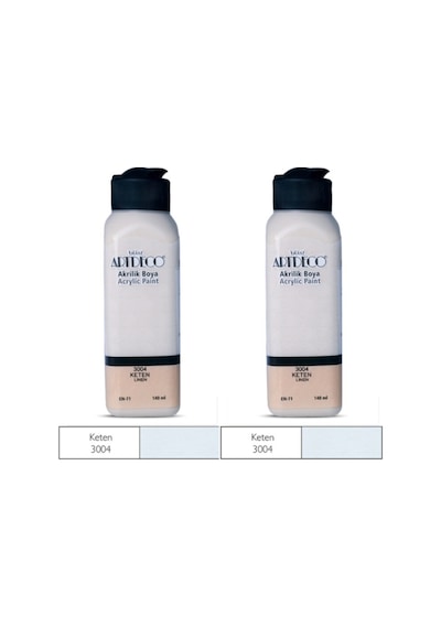2 Li Akrilik Boya 140 Ml Renk Seçmeli Canlı Ve Pastel 3004 - Keten