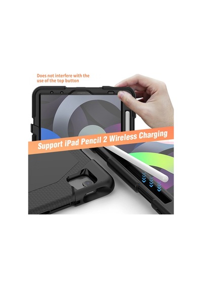 Apple İpad Pro 11 2020 Kılıf Griffin Tablet Kapak - Siyah Arka Kapak
