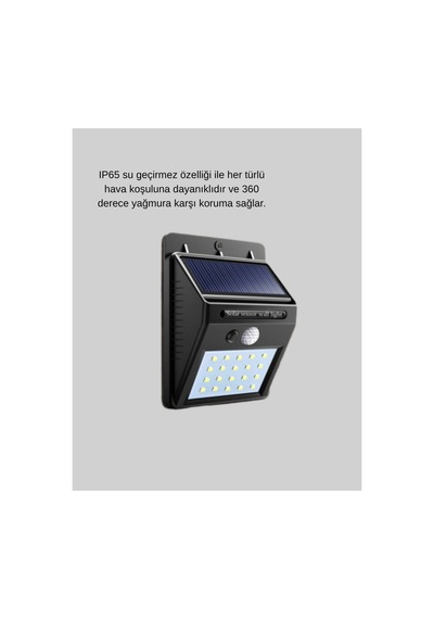 8753tknd Solar Güçlü Led Dış Mekan Lambası Güneş Enerjisiyle Şarj Olan Sensörlü Bahçe Işığı 893hmn Çok Renkli Çok Renkli 8753tknd Solar Güçlü Led Dış Mekan Lambası Güneş Enerjisiyle Şarj Olan Sensörlü Bahçe Işığı 893hmn Çok Renkli Çok Renkli