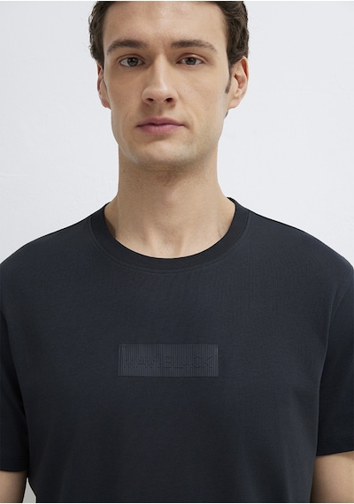 Mavi - Mavi Black Baskılı Siyah Tişört 0613270-71379