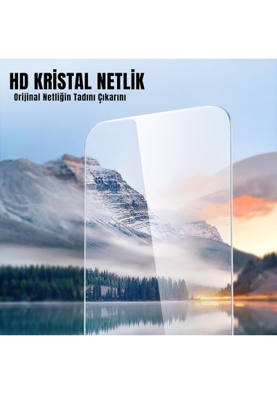 Apple İphone 13/13 Pro/14 İçin Tasarlanmış Premium Anti-statik Ekran Koruyucu Uçtan Kenara Kapsama Full Kaplama Tam Koruma Dayanıklı Temperli Cam