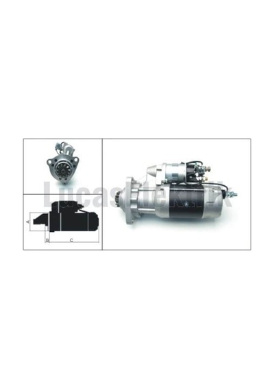 Lucas-Les0320 Mars Motoru 24V 8,3Kw 11 Dis Cummins 542594771