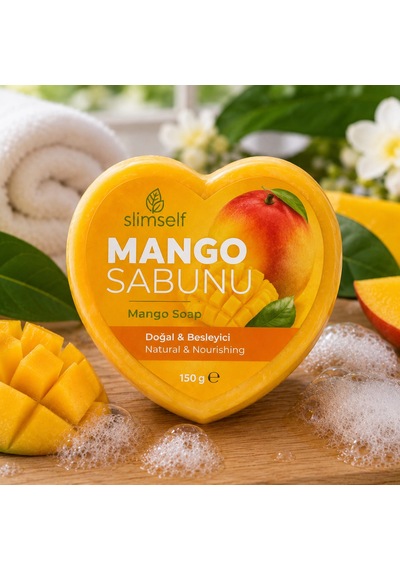 Slimself Mango Süngerli Doğal Sabun