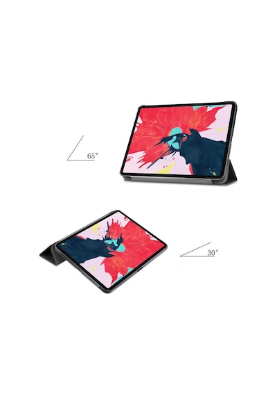 Xiaomi Uyumlu Mi Pad 5 Kılıf Mıknatıslı Arkası Şeffaf 1-1 Kapak