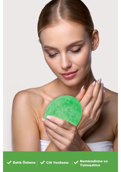 Aloevera Özlü Batık Ve Çilek Bacak Onarımına Yardımcı Doğal Süngerli Sabun 130gr Aloe Vera