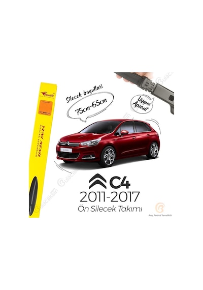 Citroen C4 Muz Silecek Takımı 2011-2016 İnwells