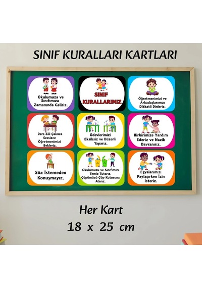 Sınıf Kuralları Kartları 7