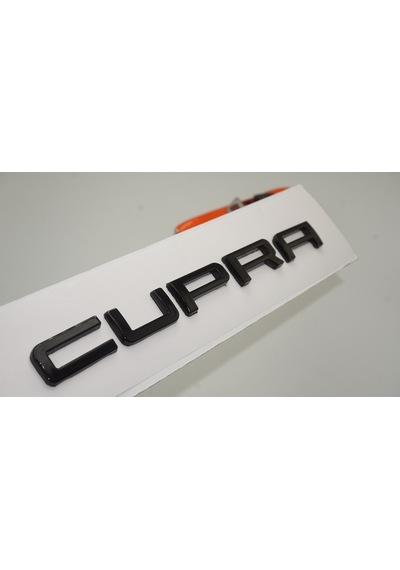 Seat Leon Cupra Bagaj Parlak Siyah Abs 3M 3D Yazı Logo Amblem