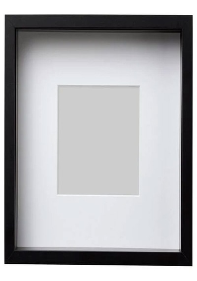 Ikea Sannahed Siyah Çerçeve, Siyah, 25x25 Cm