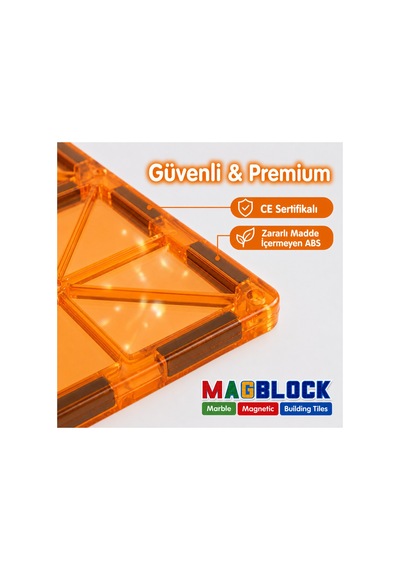 2 Adet 30x30 Cm Ebatlarında Manyetik Kare Parça - Tüm Markalarla Uyumlu.