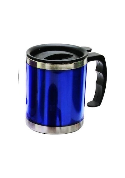 Paslanmaz Çelik Metal Termos Kupa Bardak 450 Ml Turuncu Çok Renkli