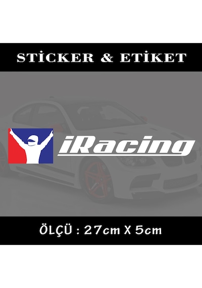 race oto sticker ön arka cam yazısı - tuning modifiye etiket