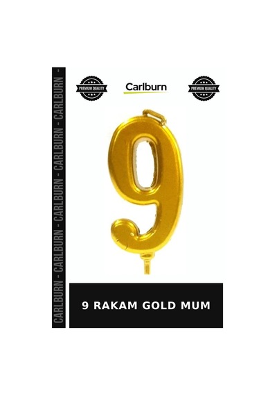 Özel Seri 9 Rakam Gold Mum Kutlama Süsü Parti Malzemesi Süs Çok Renkli