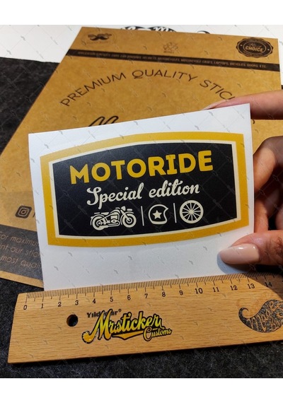 Bay Etiket Msl58 Motoride Sticker