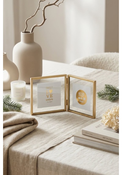 İkili Gold Çerçeve