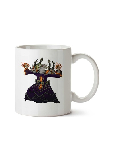 Warlock Junkrat İki Tarafı Baskılı Kupa Bardak Çok Renkli