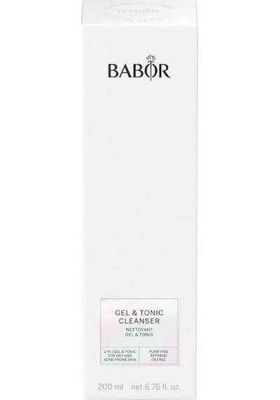 Babor Cleansing Gel & Tonic Cleanser, Yağlı Ciltler Için 2 Si 1 Arada Temizleyici