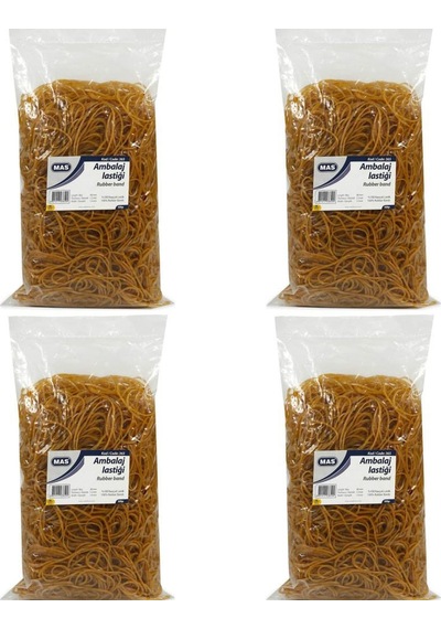 Mas 365 Midi Ambalaj Lastiği %100 Kauçuk 500 Gram Poşet - 4 Paket