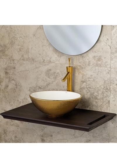 Eva Banyo Lena E-5005A Tezgah Üstü Porselen Lavabo