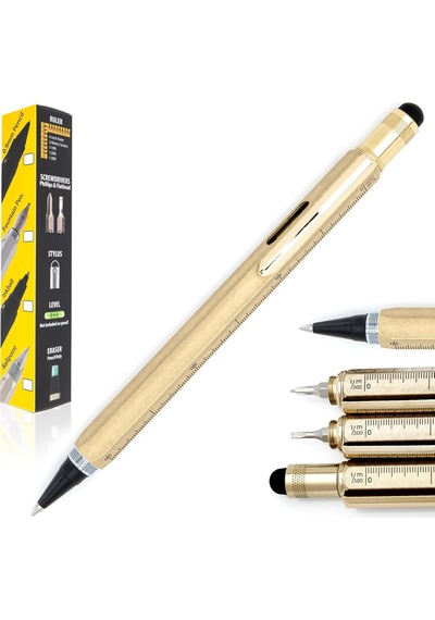 Monteverde Tool Pen Serisi Mv35482 Rb Multifunction Gold Roller K Çok Renkli