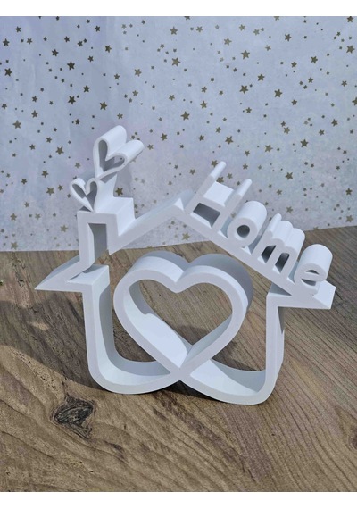 Home Yazılı Ev Dekorasyon Hediyelik - Dekoratif Biblo Ve 3d Maket Obje