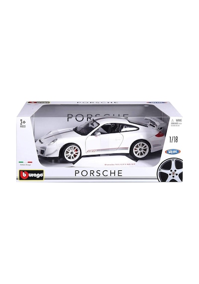 Burago 1:18 Porsche 911 Gt3 Rs 4.0 Beyaz Model Araba