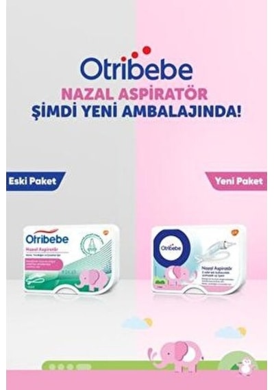 Otribebe Burun Aspiratörü Bebek Dostu Yumuşak Uç İle Etkili Burun Temizliği