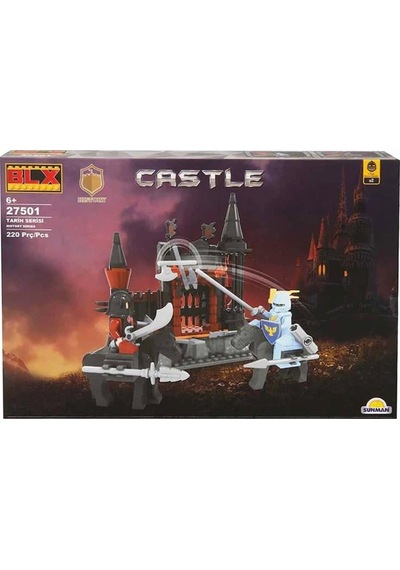 Castle Şövalye Kale Kapısı 220 Parça Yapı Oyun Seti