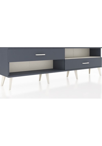 Arges Tv Ünitesi Tek Raflı 2 Çekmeceli 176x30x51 Antrasit-aytaşı/antrasit Aytası/antrasıt Arges Tv Ünitesi Tek Raflı 2 Çekmeceli 176x30x51 Antrasit-aytaşı/antrasit Aytası/antrasıt