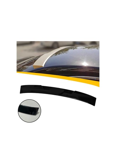 Skoda Octavia Mk3 Cam Üstü Spoiler Parlak Siyah Spoyler Plastik İthal 2013+