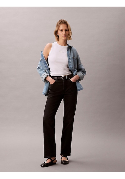 Calvin Klein Kadın Yüksek Bel Midnight Siyah Jean-13498 Calvin Klein Kadın Yüksek Bel Midnight Siyah Jean-13498