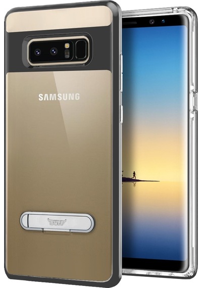 Buff Galaxy Note 8 İle Uyumlu Slim Fit Kılıf Jet Black Buff Galaxy Note 8 İle Uyumlu Slim Fit Kılıf Jet Black