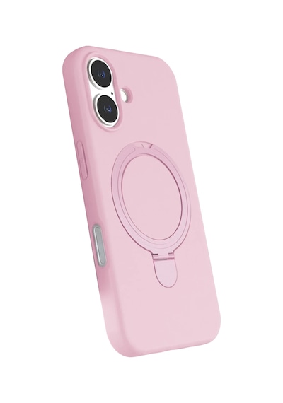Apple Uyumlu iPhone 17 Uyumlu Regal Magsafe Standlı Kapak - Açık Pembe